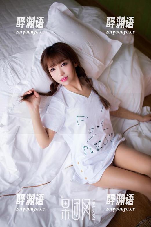 GIRLT果团网 - 高清！王婉悠白色套图，让我想到了奶油蛋糕和小萌宠，肚子饿了！