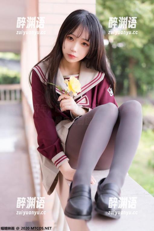 老司机开车，喵糖映画的黑丝制服写真，图库里别错过