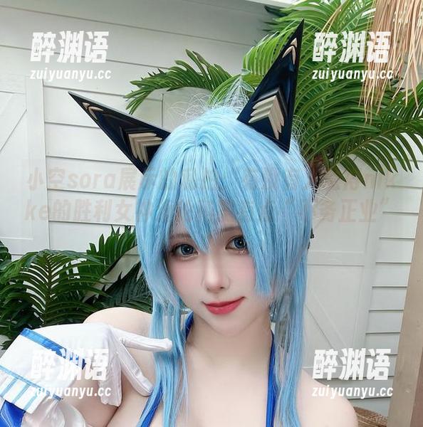 小空sora展示的私拍：有没有人觉得nikke的胜利女神海伦稍微有点“不务正业”？