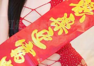 尤蜜荟 – 红裙与素雅的对照，林幼一很会玩这一套，高清就是任性