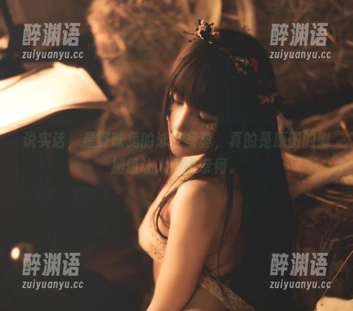 说实话，星野咪兔的泳衣写真，真的是原图的附加值让人无可奈何。
