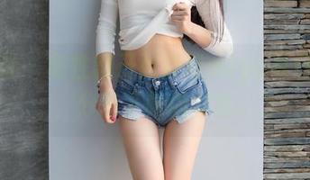 爱蜜社 – 随性翻开张静雅miya夏日图包，分享下她的状态。
